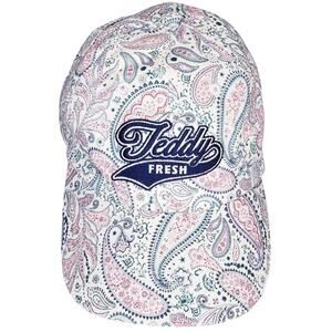 Teddy Fresh Women's Pink Paisley Adjustable Strapback Baseball Cap OSFM